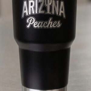 Arizona Peaches 30oz Tumbler, Custom Number